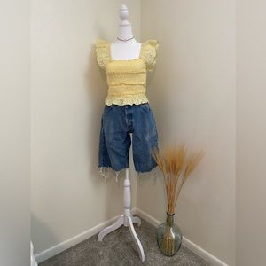 Top Shop Yellow Blouse